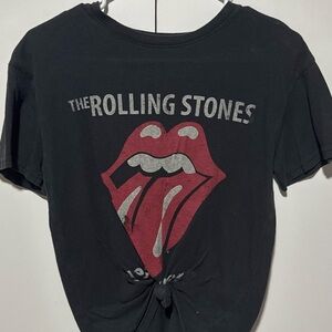 The Rolling Stones Black Cotton Tee